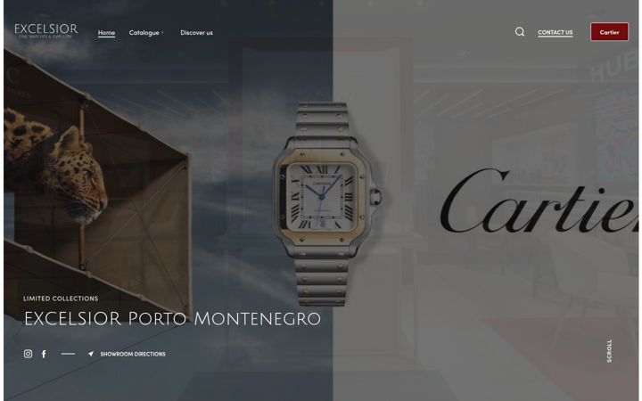Screenshot of excelsiormontenegro.com