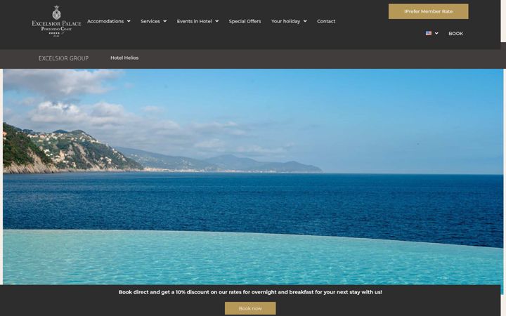 Screenshot of excelsiorpalace.it