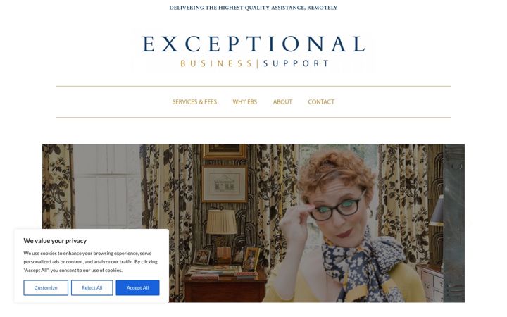 Screenshot of exceptionalbusinesssupport.com