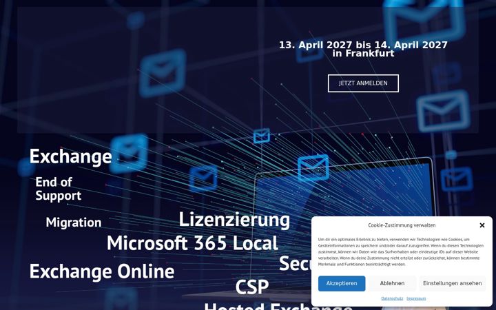 Screenshot of exchange-summit.de