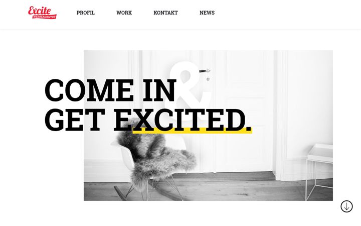 Screenshot of excite-werbeagentur.de