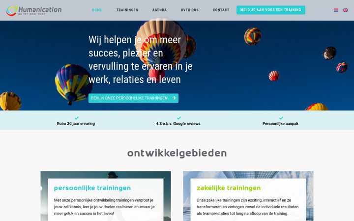 Screenshot of excitingbusiness.nl