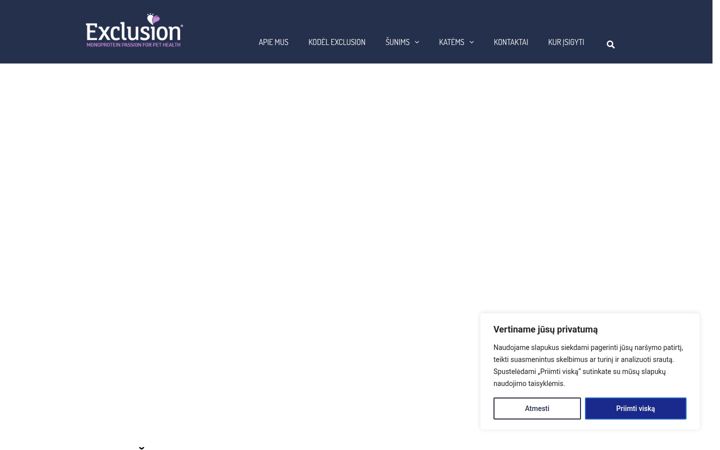 Snímek obrazovky exclusion.lt