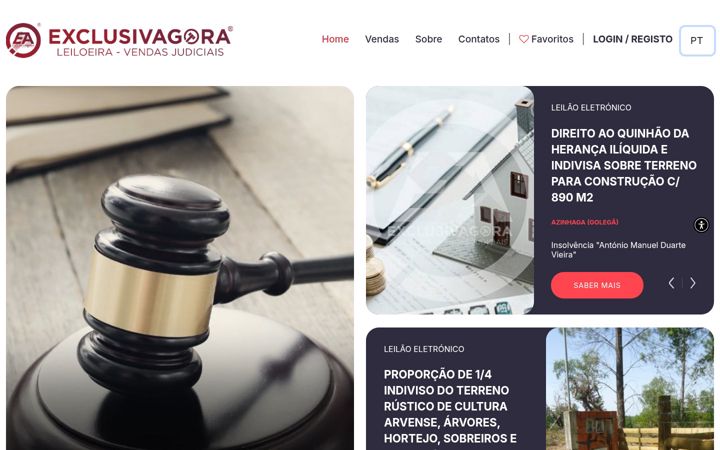 Screenshot of exclusivagora.com