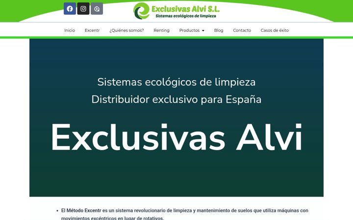 Captura de pantalla de exclusivasalvi.es