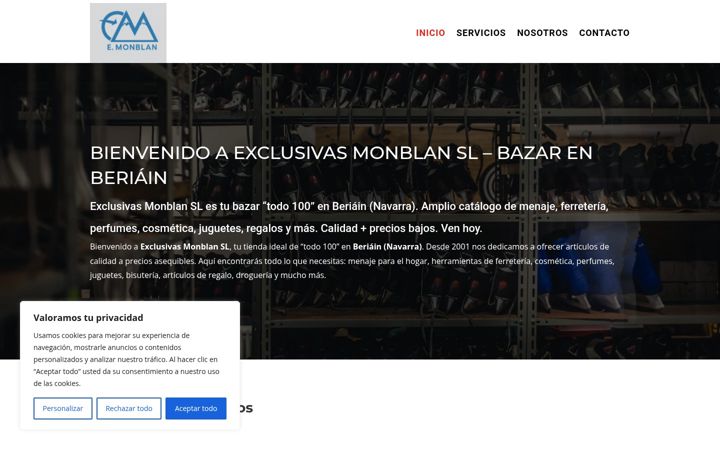 Screenshot of exclusivasmonblan.com