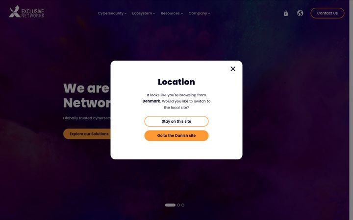 Screenshot of exclusive-networks.com