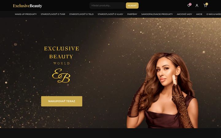 Screenshot of exclusivebeautyworld.eu