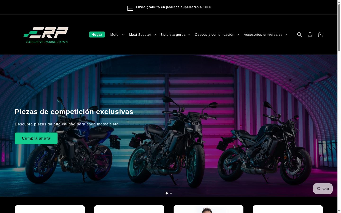 Captura de ecrã do banner de consentimento apresentado antes de qualquer interação