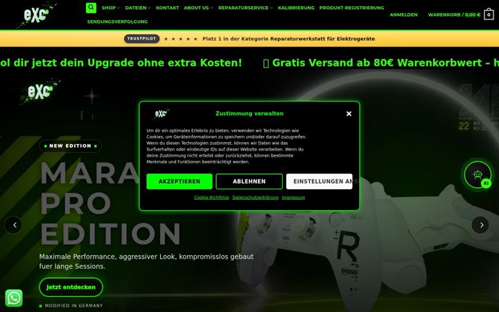 Skærmbillede af excluziv3-gaming.de