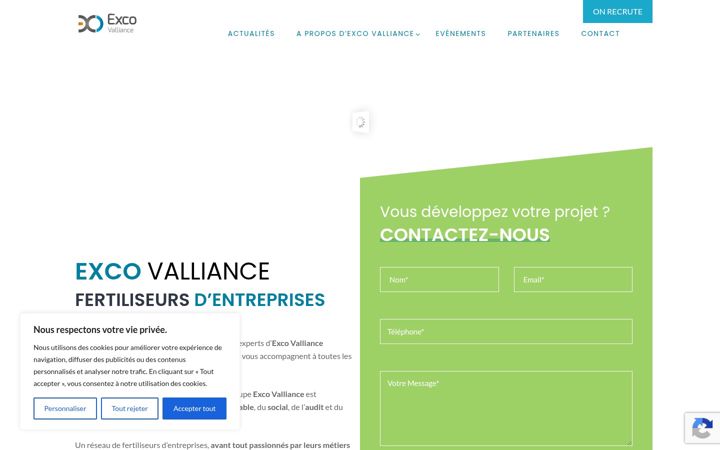 Screenshot of exco-valliance-blog.fr