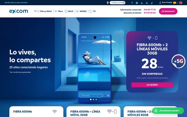 Screenshot of excom.es