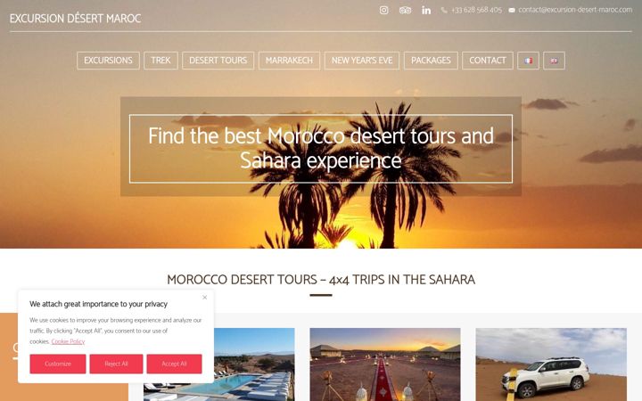 Screenshot of excursion-desert-maroc.com