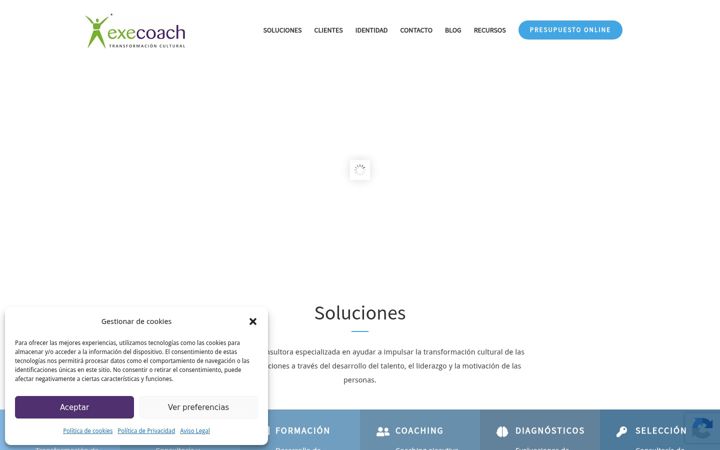 Screenshot of execoach.es