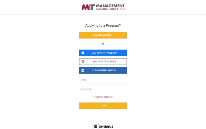 Screenshot of executive-ed.mit.edu