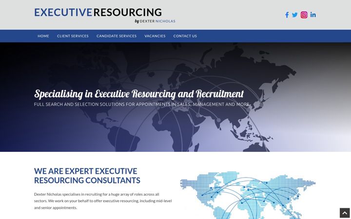 Screenshot of executive-resourcing.co.uk