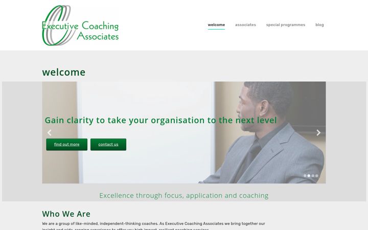 Screenshot of executivecoachingassociates.co.uk