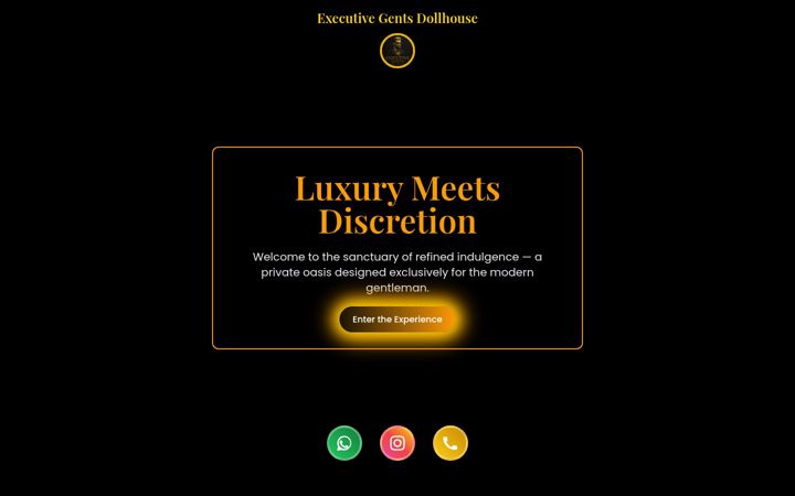 Screenshot of executivegents.com