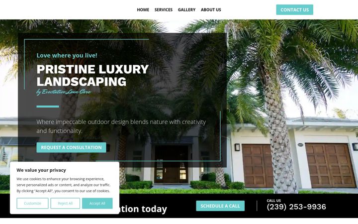 Screenshot of executivelawncarenaples.com