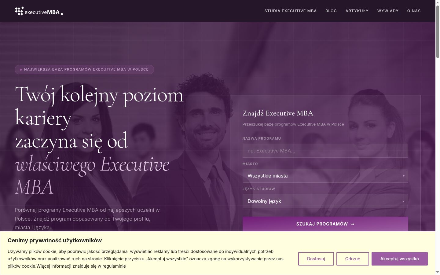 Screenshot tal-banner tal-kunsens muri qabel kwalunkwe interazzjoni