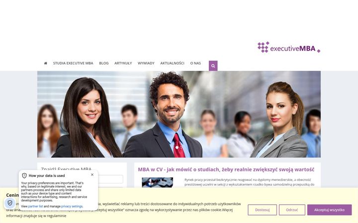 Screenshot of executivemba.pl