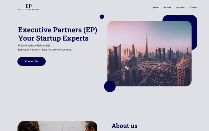 Ekrano kopija executivepartners.co