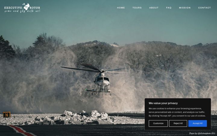 Screenshot of executiverotor.com