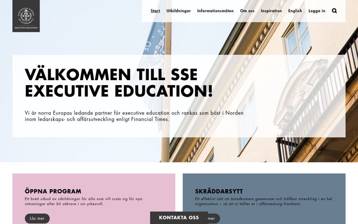 Screenshot of exedsse.se