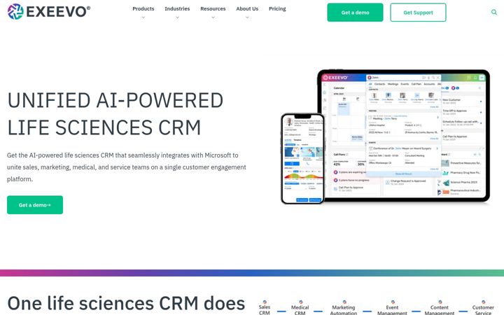 Screenshot of exeevo.com