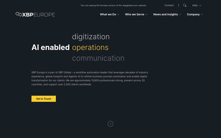 Screenshot di exelatech.com