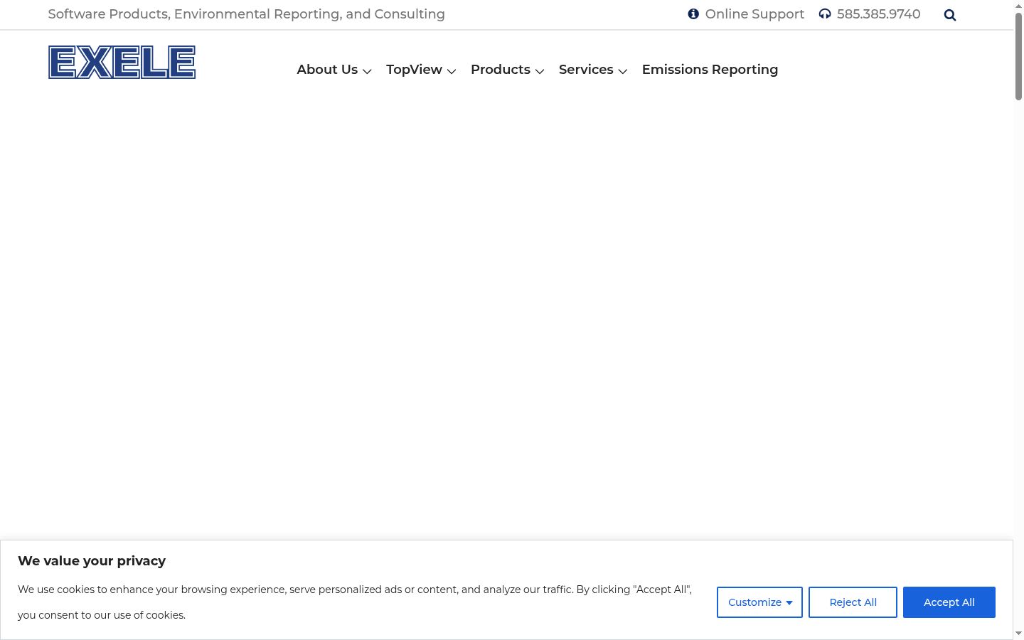 Capture d'écran de la bannière de consentement affichée avant toute interaction