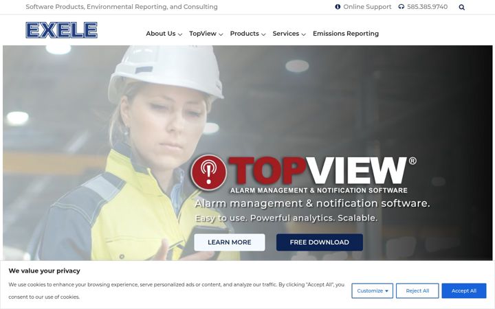 Screenshot of exele.com