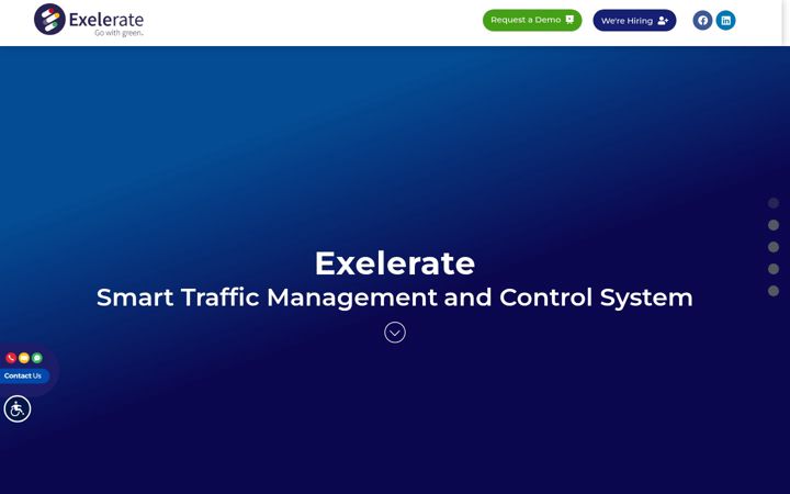 Screenshot of exelerate.com