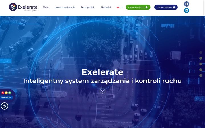 Screenshot of exelerate.pl