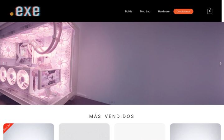 Screenshot of exemods.com