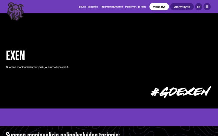 Ekrānuzņēmums no exen.fi