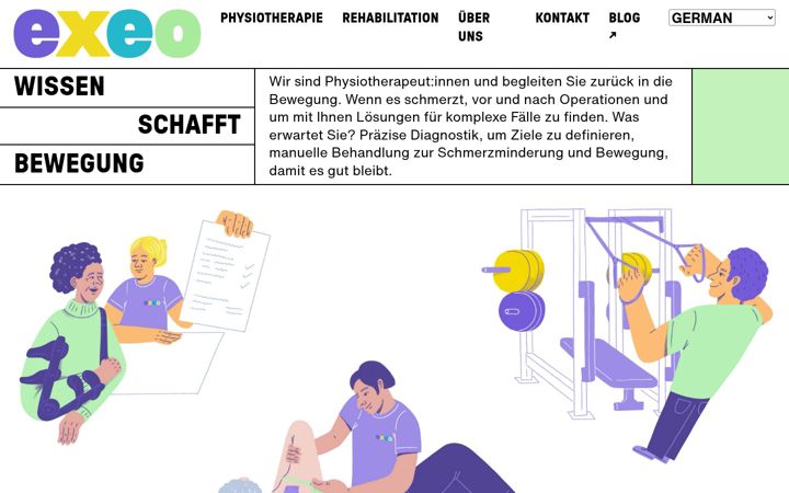 Screenshot of exeo-team.de