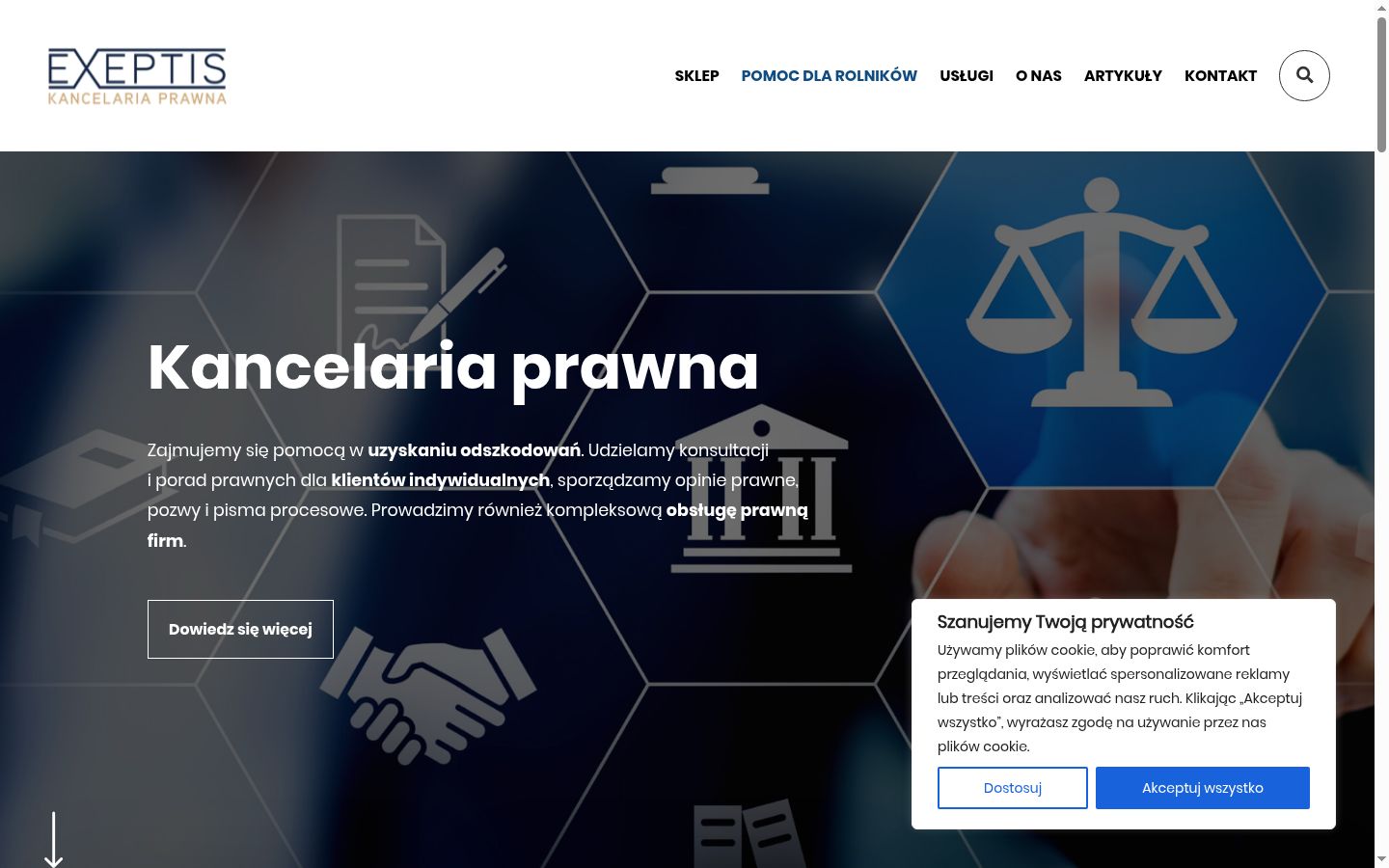 Screenshot tal-banner tal-kunsens muri qabel kwalunkwe interazzjoni