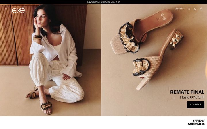 Screenshot of exeshoes.es
