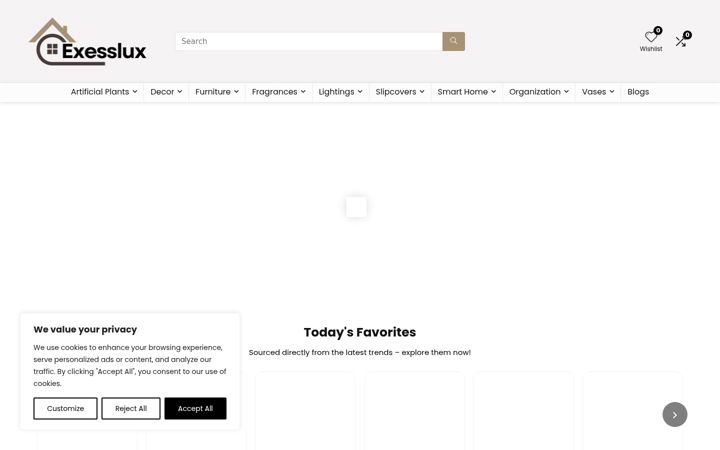 Screenshot of exesslux.com
