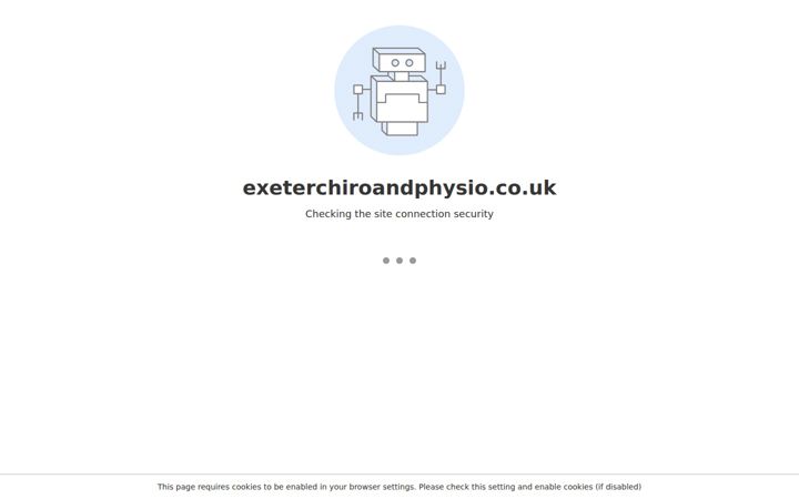 Screenshot of exeterchiroandphysio.co.uk