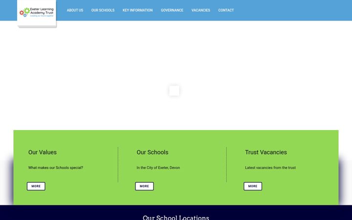 Screenshot of exeterlearningacademytrust.co.uk