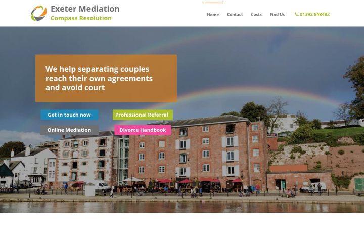 Screenshot of exetermediation.com