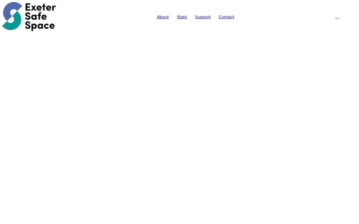 Screenshot stránky exetersafespace.com