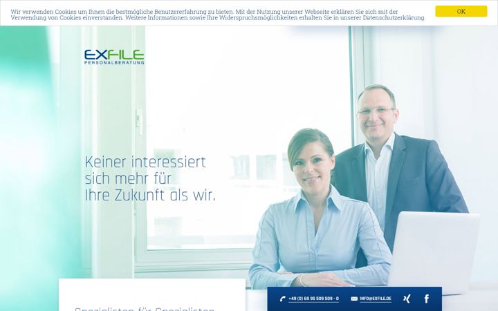 Screenshot of exfile.de