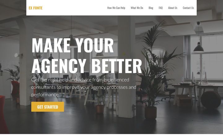 Screenshot of exfonte.uk