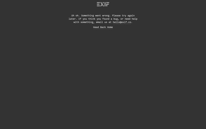 Screenshot of exif.co