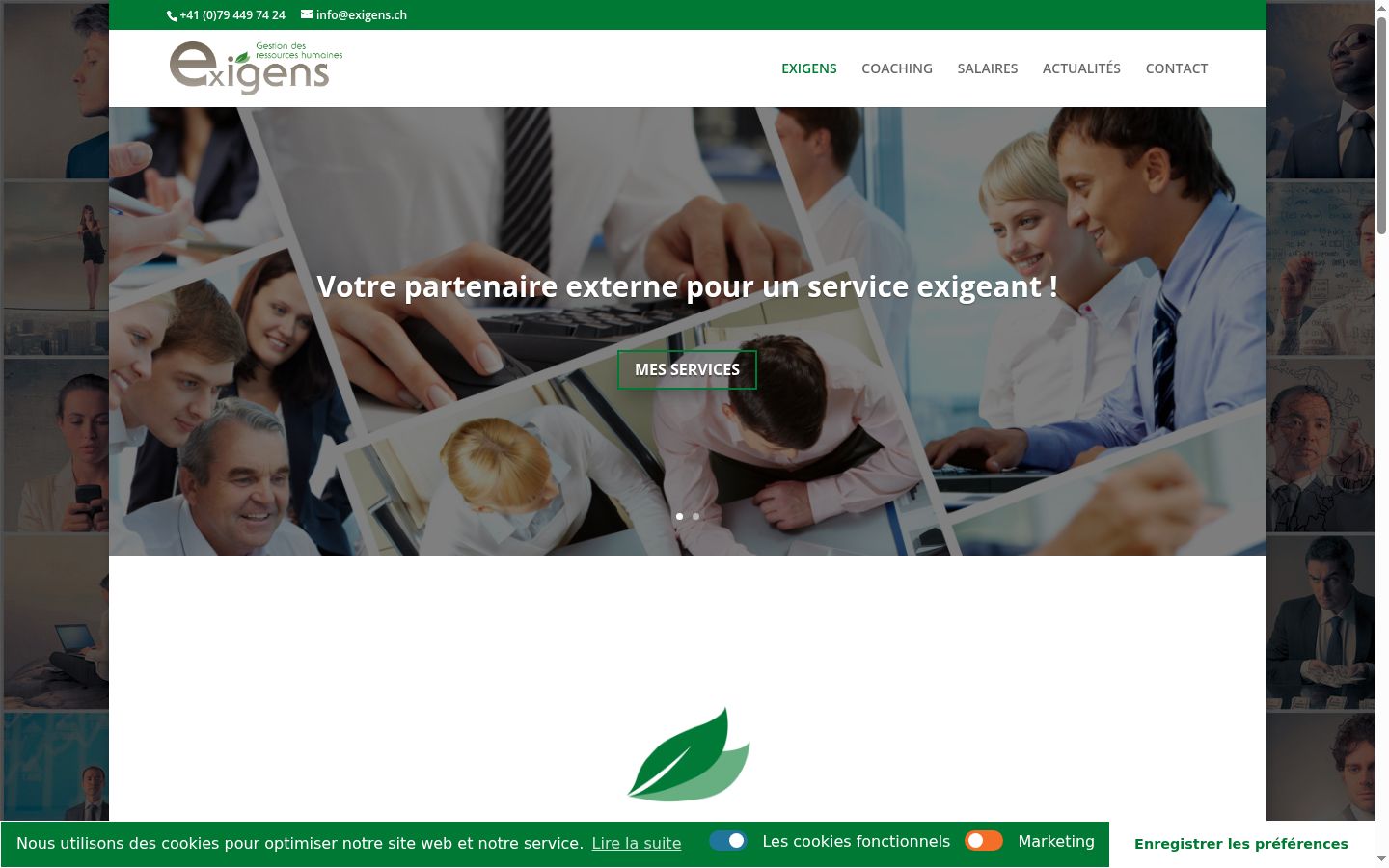 Screenshot tal-banner tal-kunsens muri qabel kwalunkwe interazzjoni