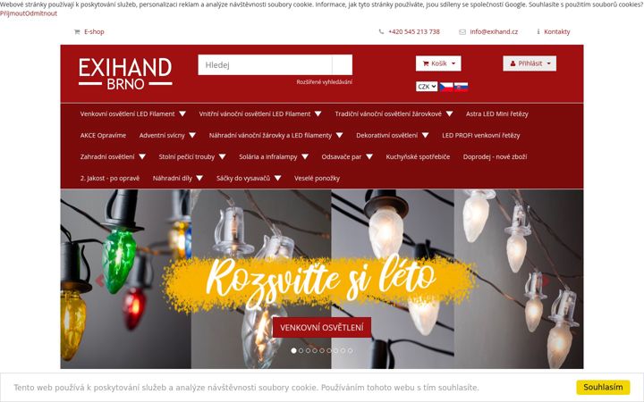 Screenshot of exihand.cz