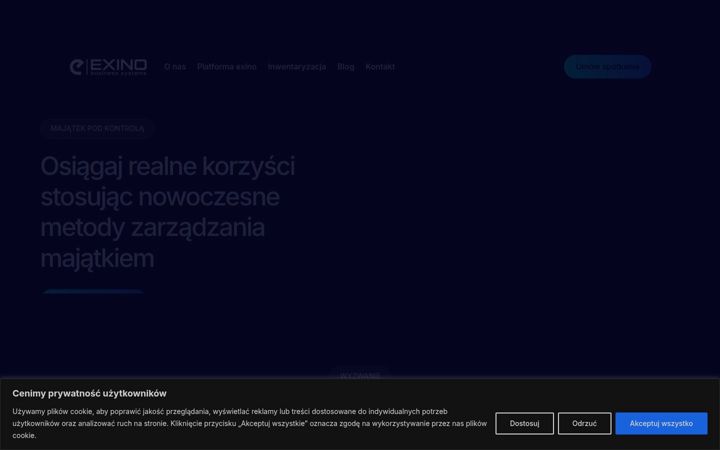 Screenshot of exino.business